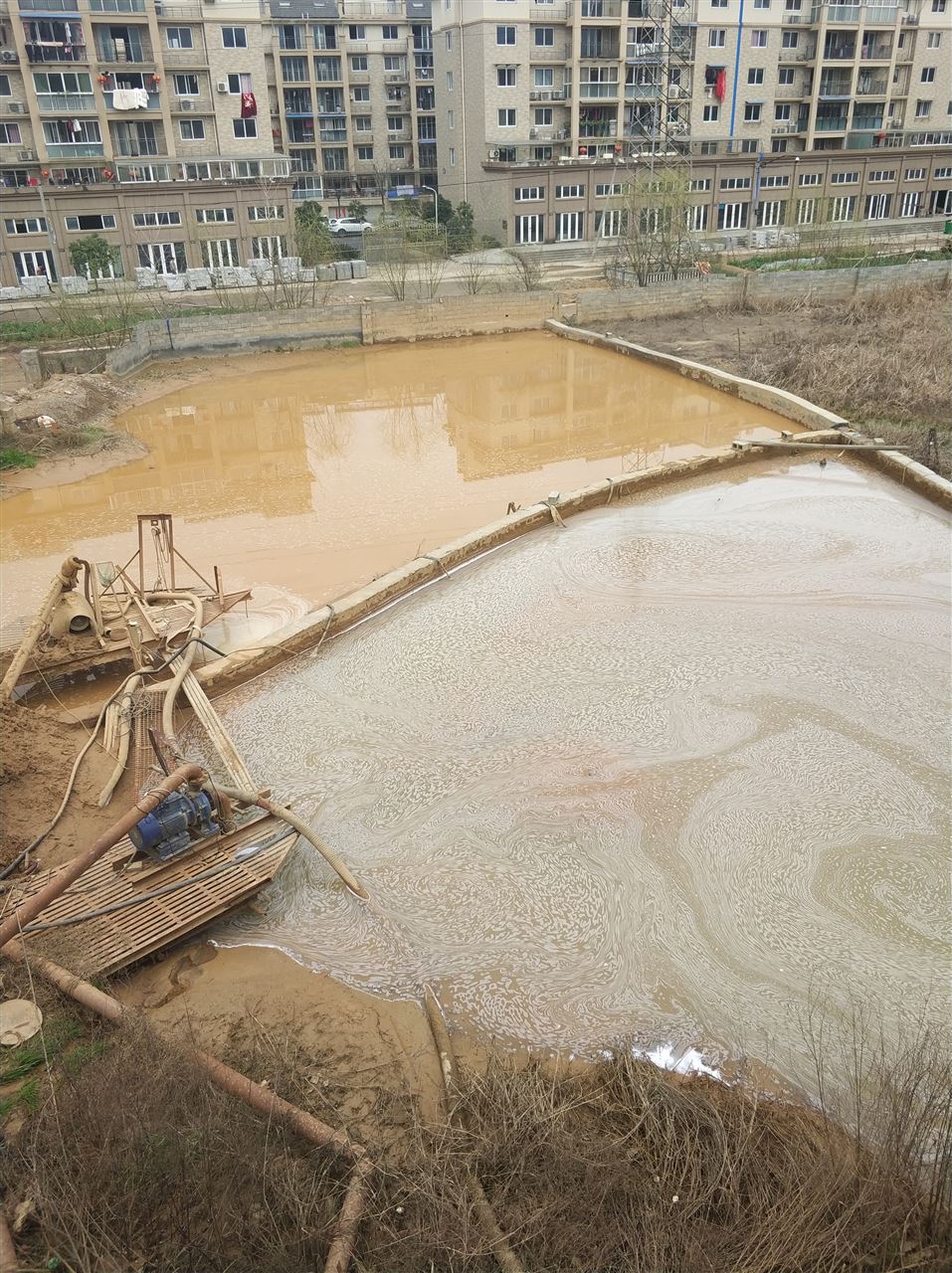 城关沉淀池淤泥清理-厂区废水池淤泥清淤