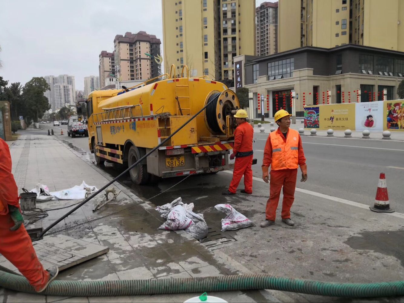 城关排污管道清淤-管道清洗